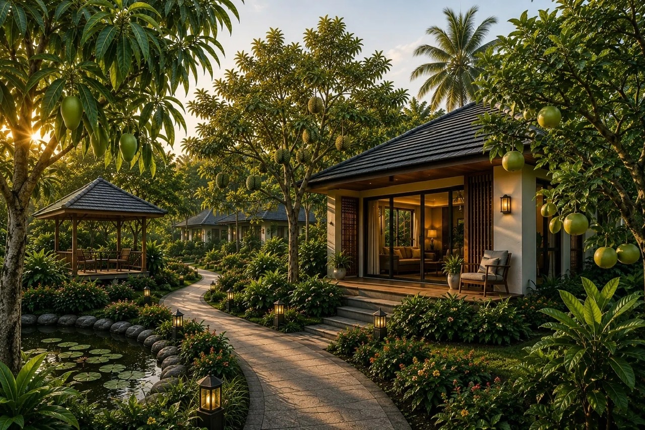 Bungalow Đơn lập giữa khu vườn cây xanh tại An Nhiên