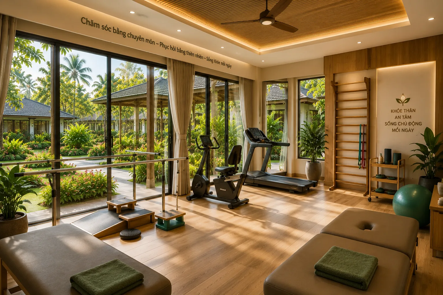 Không gian sức khỏe và phục hồi chức năng tại An Nhiên
