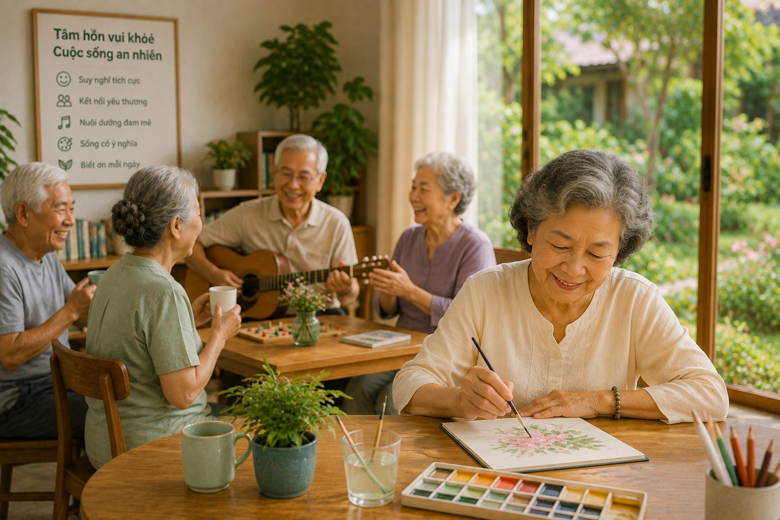 Mental wellbeing for golden years