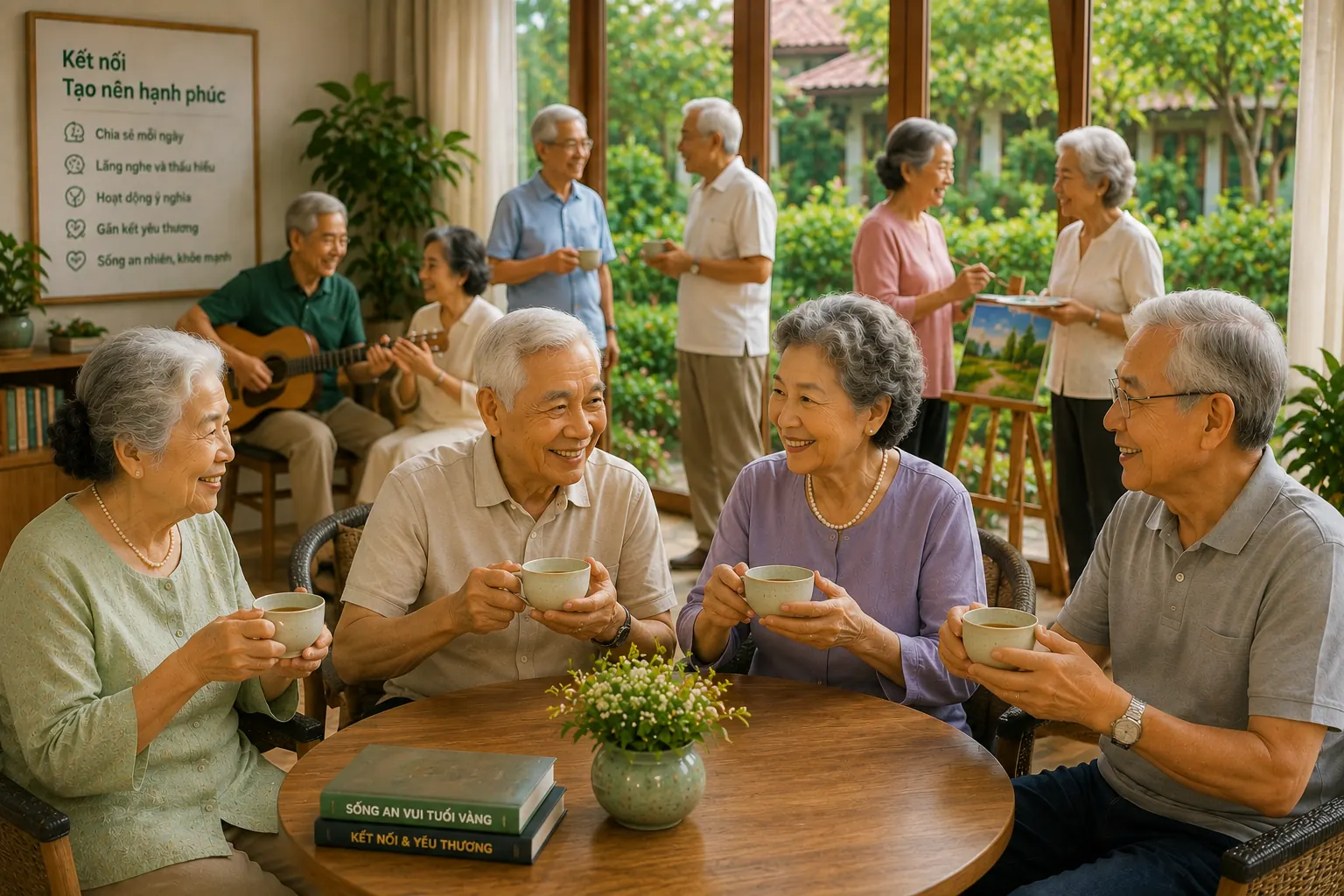 Cộng đồng tuổi vàng cùng chia sẻ và học hỏi
